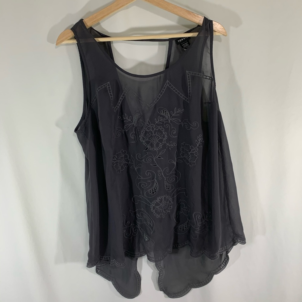 Torrid grey tank top